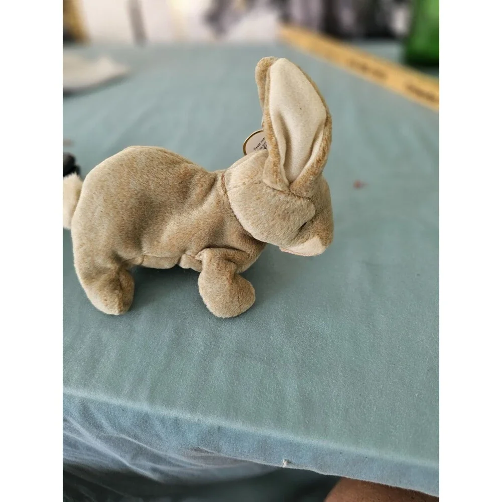Nibbly The Rabbit Ty Beanie Baby RARE 4 Errors Tags May 7 1998